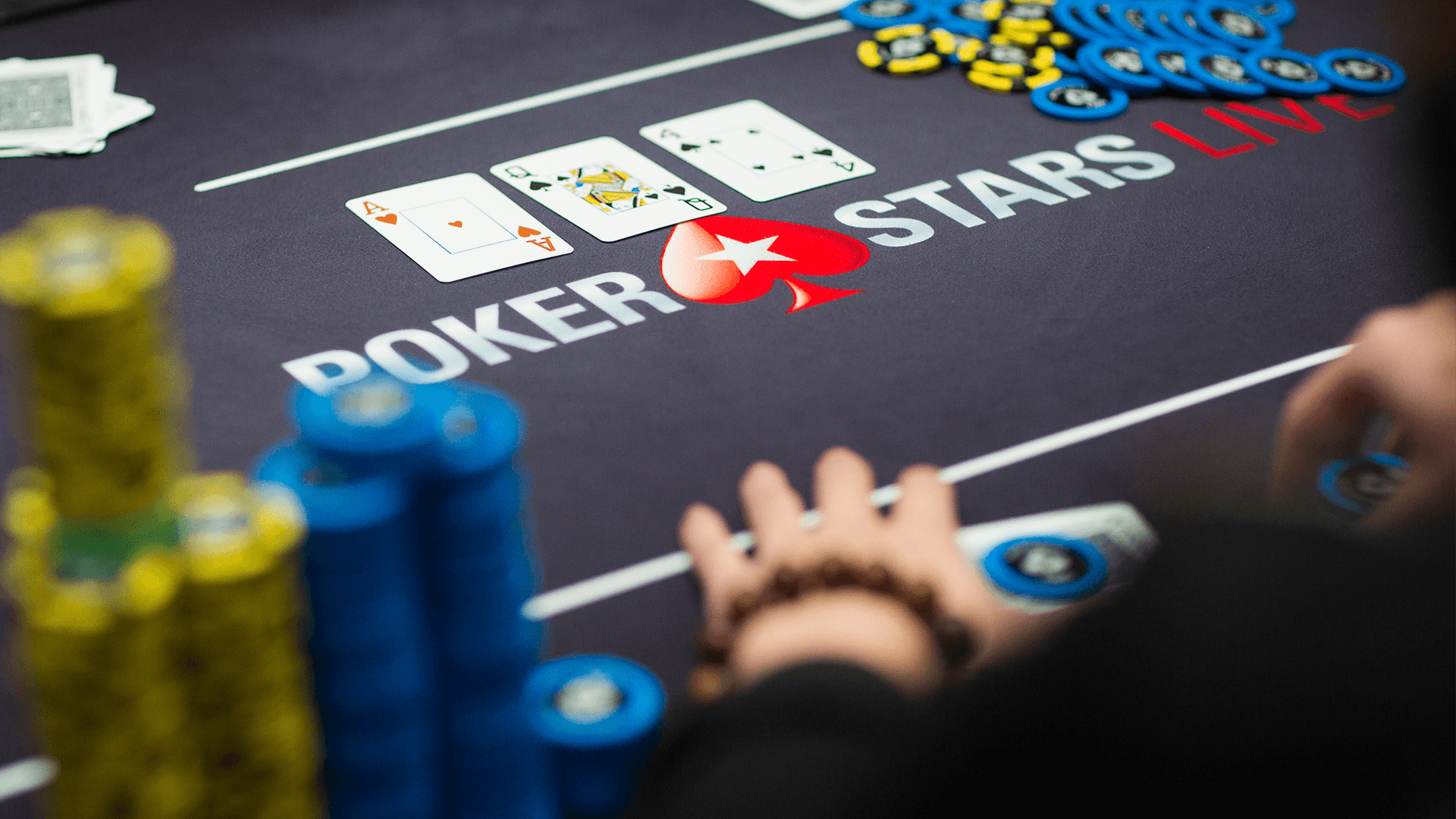 Live PokerStars Tournament Action
