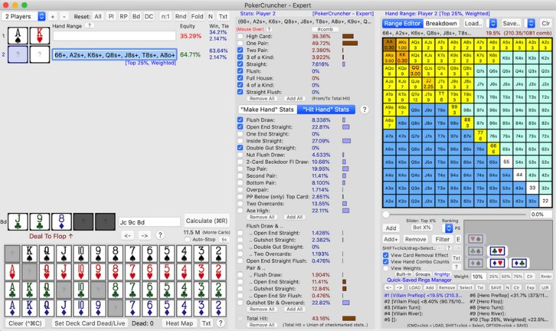 Poker Cruncher Poker Odds Calculator