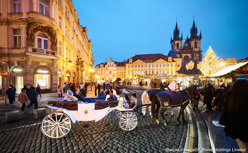 Prague by night