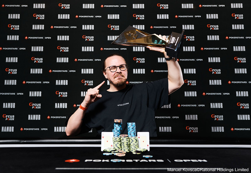 Joni Rantamaki vainqueur High Roller Namur 2026