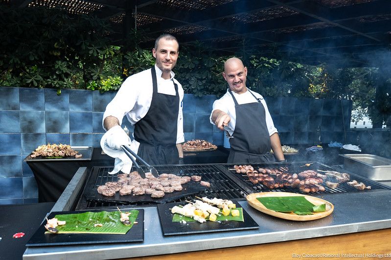 Cocktail bienvenue EPT Barcelone Welcome drinks BBQ